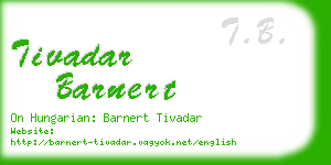 tivadar barnert business card